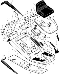 Part Location Diagram of F-030618L Murray Book, Instruction